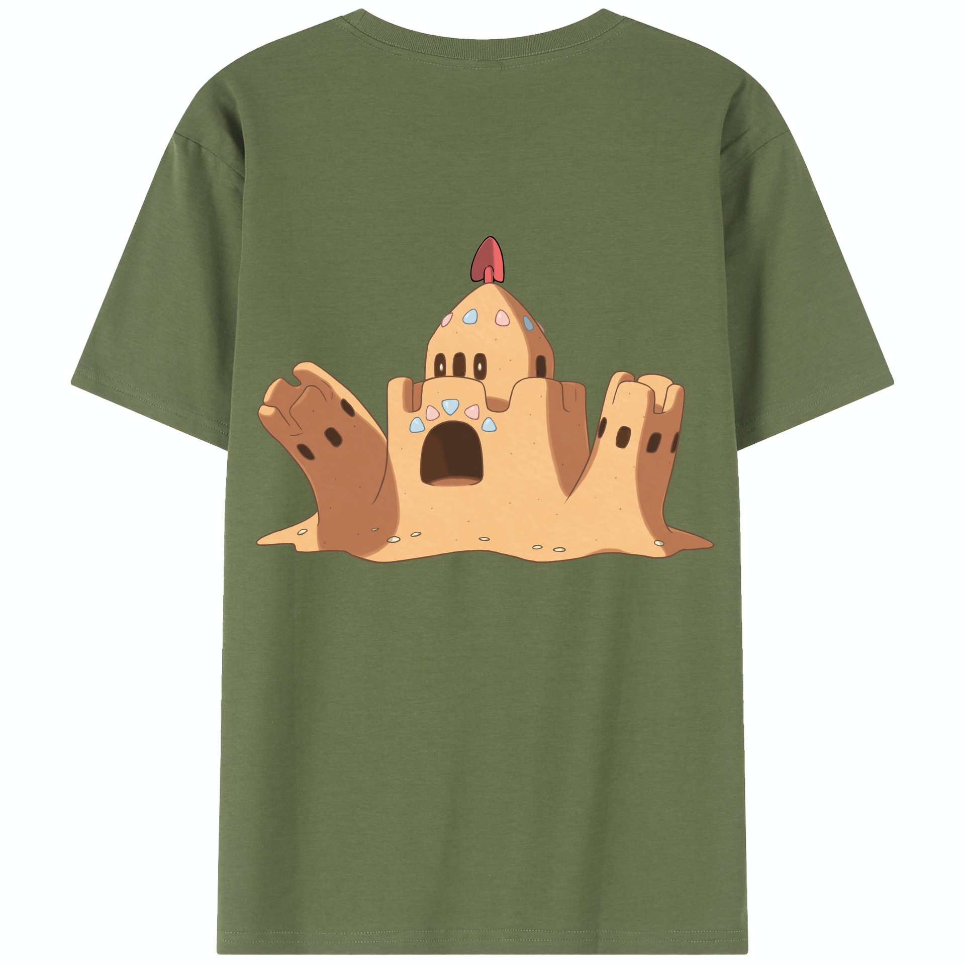 （画像用） ポケットモンスター Pokémon 綿100％半袖Tシャツ（背面プリント）